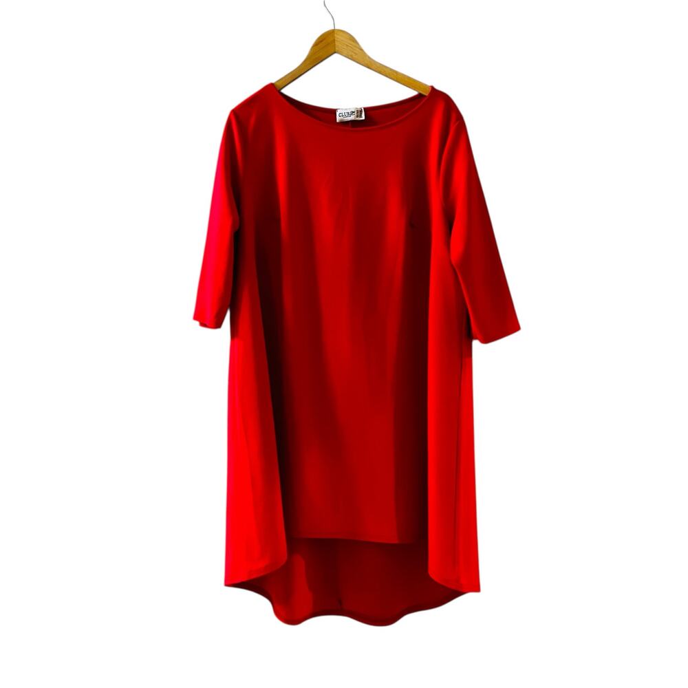 Club L London Coral High Low Tunic Top Size 24